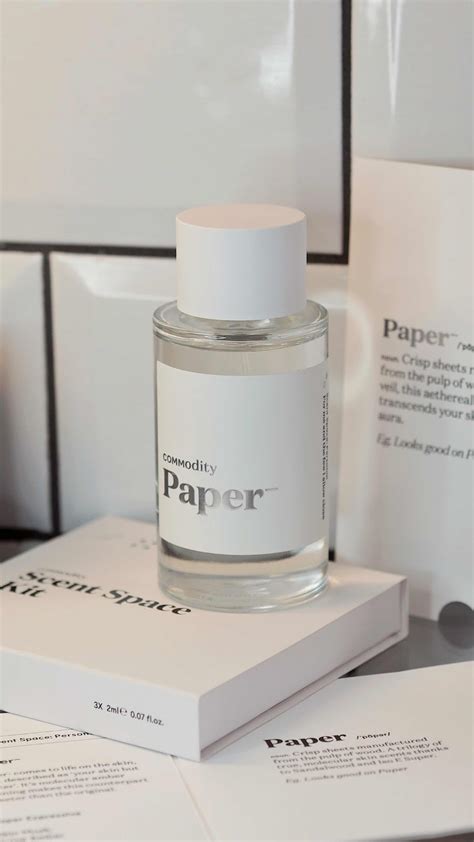 commodity paper perfume review.